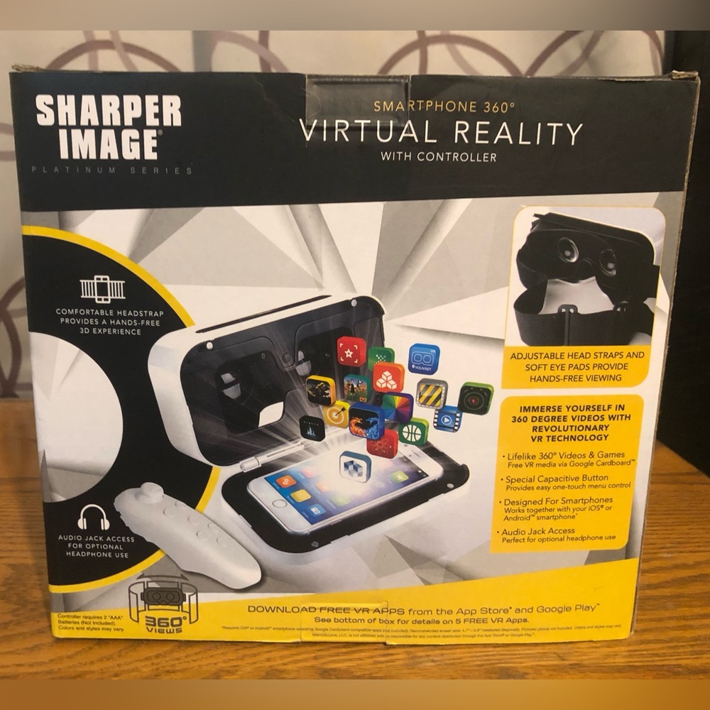 Sharper Image Virtual Reality with Controller - Picture 2 of 5